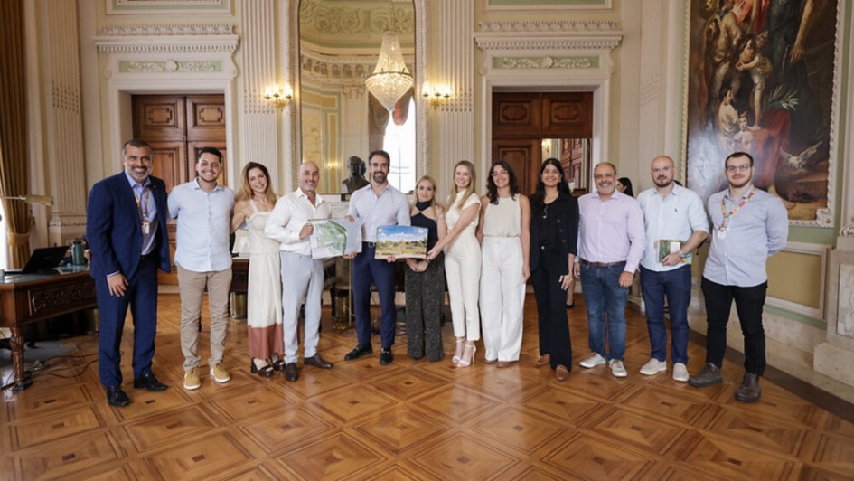Imagem de apresenta&ccedil;&atilde;o de projeto ao governador Eduardo Leite
