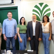 Reuni&atilde;o na sede da Fetag RS