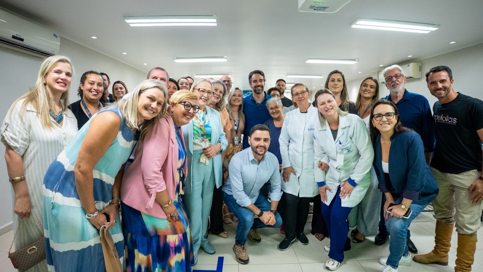 Governo Eduardo Leite e vice-governador Gabriel Souza no Hospital S&atilde;o Francisco de Paula, de Pelotas