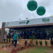 Foto mostra estande da BRDE na Expodireto.