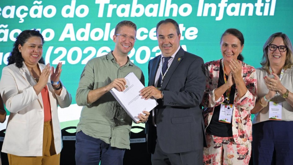 Foto de a&ccedil;&atilde;o no III Semin&aacute;rio de Desenvolvimento Social do Rio Grande do Sul