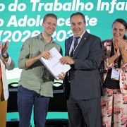 Foto de a&ccedil;&atilde;o no III Semin&aacute;rio de Desenvolvimento Social do Rio Grande do Sul