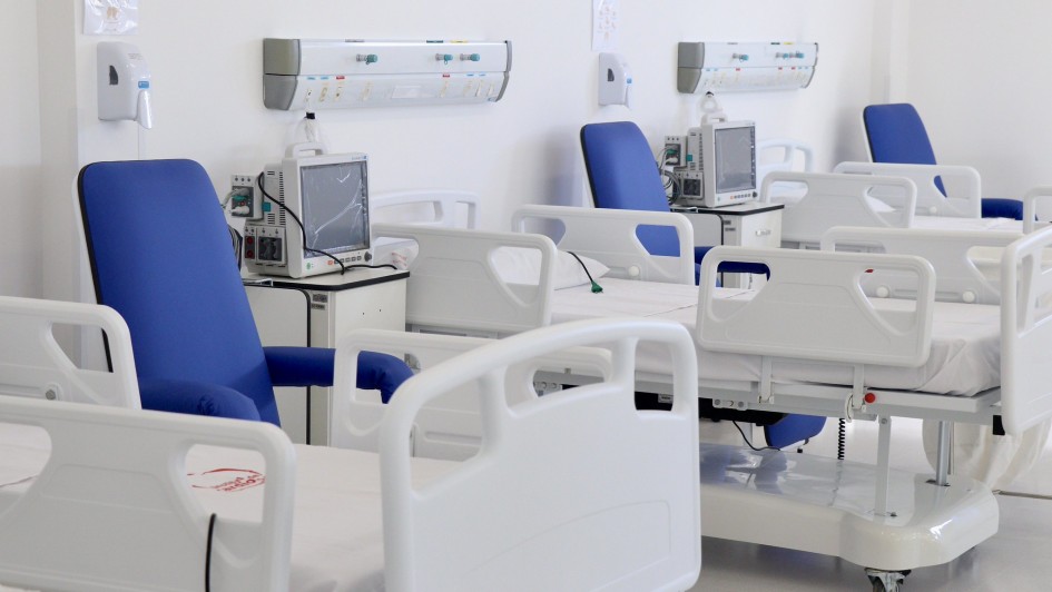 Foto mostra Unidade de Hemodin&acirc;mica do Hospital Regional de Santa Maria.