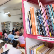 Foto de aula na Penitenci&aacute;ria Madre Pelletier