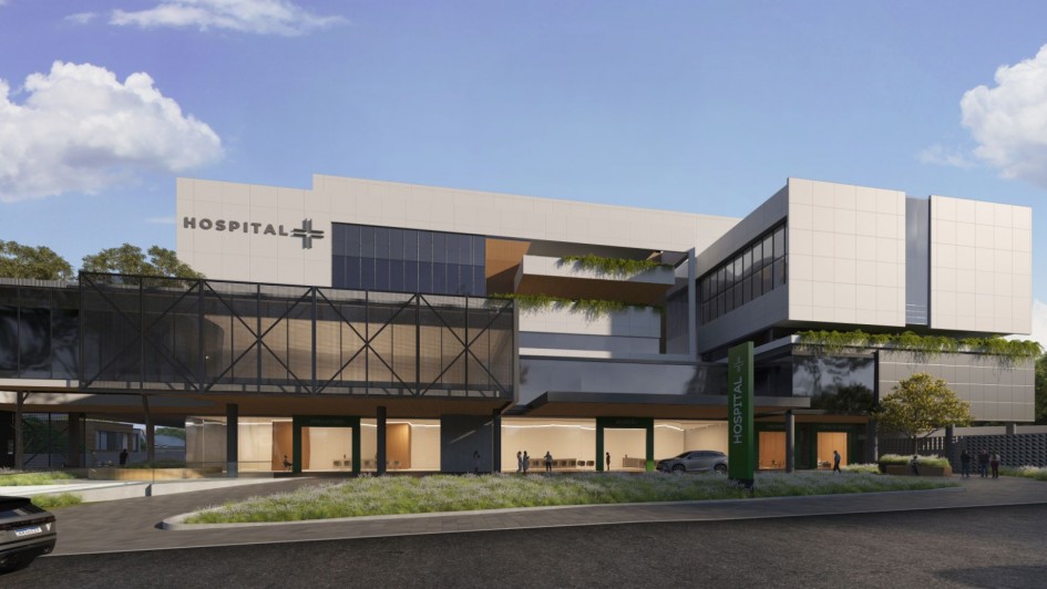 Proje&ccedil;&atilde;o mostra fachada de como ser&aacute; o novo hospital de Viam&atilde;o