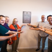 Foto de inaugura&ccedil;&atilde;o pela Secretaria da Sa&uacute;de em Cap&atilde;o da Canoa