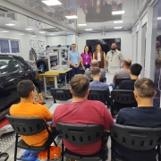 Foto de aula de mec&acirc;nica veicular em Ipiranga do Sul pelo Programa Carretas do Saber