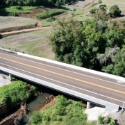 Conclus&atilde;o da ponte sobre o arroio Lajeado Cachoeira libera totalmente o acesso, que liga a cidade &agrave; BRS-472 - Foto: 
