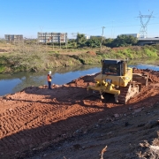 Come&ccedil;a obra de R$ 48 milh&otilde;es financiada pelo governo do Estado para conten&ccedil;&atilde;o contra cheias em Porto Alegre
